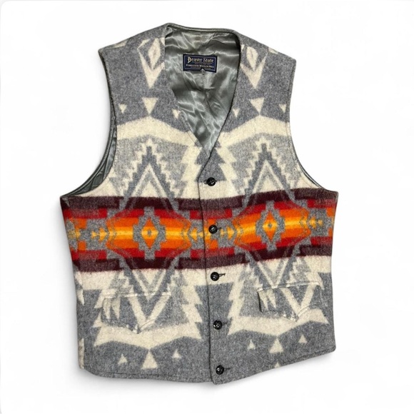 Pendleton Jackets & Blazers - Vintage Pendleton Wool Southwestern Lined Vest Estimated S/M